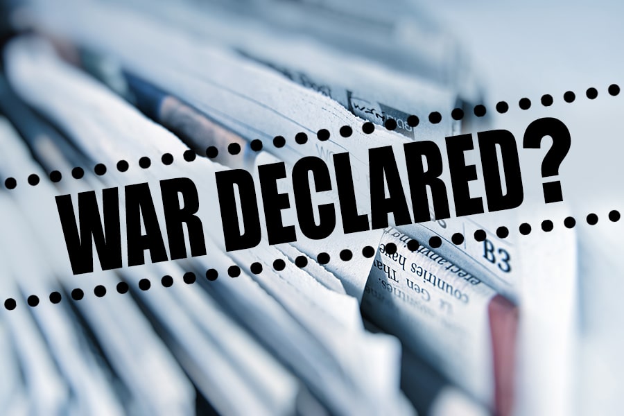 war